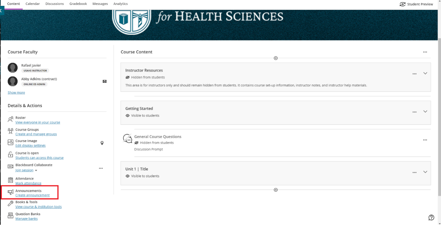 how-to-create-announcements-university-of-st-augustine-for-health